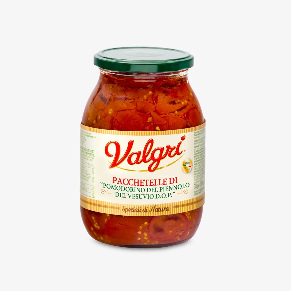 Pacchetelle di Pomodorino del Piennolo del Vesuvio DOP 970gx6